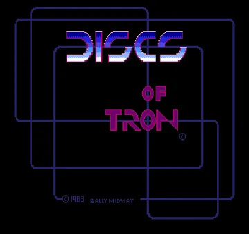 Discs of Tron (Upright) screen shot title